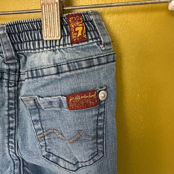 7 For All Mankind Classic Blue Kids Jeans - Picture 3 of 4